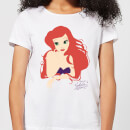 Disney Princess Colour Silhouette Ariel Women's T-Shirt - White