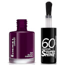 Rimmel 60 Seconds Super Shine Nail Polish - Black Cherries