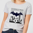 DC Comics Batman Football Gotham City Women's T-Shirt - Grey