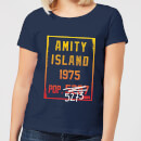 Jaws Amity Population Women's T-Shirt - Navy