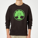 Magic The Gathering Mana Green Sweatshirt - Black Magic The Gathering Mana Green Sweatshirt - Black