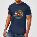 Coco Miguel And Hector Men's T-Shirt - Navy