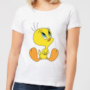 Looney Tunes Tweety Sitting Women's T-Shirt - White