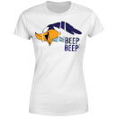 Looney Tunes Road Runner Beep Beep Women's T-Shirt - White