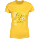 Looney Tunes Tweety Pie More Puddy Tats Women's T-Shirt - Yellow