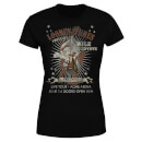 Looney Tunes Wile E Coyote Guitar Arena Tour Women's T-Shirt - Black