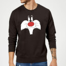 Looney Tunes Sylvester Big Face Sweatshirt - Black