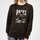 Looney Tunes Daffy Concert Women's Sweatshirt - Black