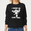 Looney Tunes I Woke Up Like This Women's Sweatshirt - Black