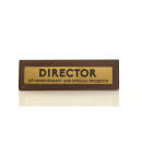 'Director' Wooden Desk Sign