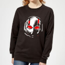 Ant-Man And The Wasp Scott Mask Women's Sweatshirt - Black