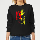 Ant-Man And The Wasp Split Face Women's Sweatshirt - Black