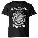 Harry Potter Waiting For My Letter From Hogwarts Kids' T-Shirt - Black