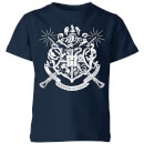 Harry Potter Hogwarts House Crest Kids' T-Shirt - Navy