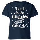 Harry Potter Don't Let The Muggles Get You Down Kids' T-Shirt - Navy