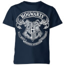 Harry Potter Hogwarts Crest Kids' T-Shirt - Navy