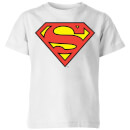 DC Originals Official Superman Shield Kids' T-Shirt - White