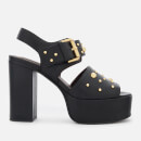 See By Chloé Women's Embellished Platform Heeled Sandals - Black