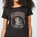 Marvel Deadpool Vintage Circle Women's T-Shirt - Black