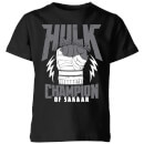 Marvel Thor Ragnarok Hulk Champion Kids' T-Shirt - Black