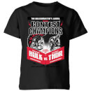 Marvel Thor Ragnarok Champions Poster Kids' T-Shirt - Black