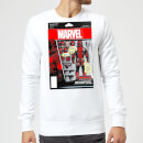 Marvel Deadpool Action Figure Sweatshirt - White