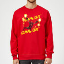 Marvel Deadpool Suns Out Guns Out Sweatshirt - Red