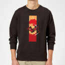 Marvel Deadpool Blood Strip Sweatshirt - Black