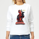 Marvel Deadpool Hey You Women's Sweatshirt - White