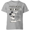 Disney Retro Poster Wild Waves Kids' T-Shirt - Grey