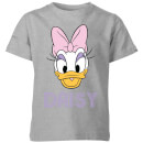 Disney Daisy Face Kids' T-Shirt - Grey