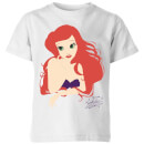Disney Princess Colour Silhouette Ariel Kids' T-Shirt - White