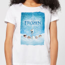 Disney Frozen Snow Poster Women's T-Shirt - White