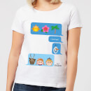 Disney Frozen I Love Heat Emoji Women's T-Shirt - White