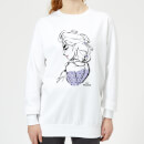 Disney Frozen Elsa Sketch Women's Sweatshirt - White