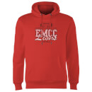 East Mississippi Community College Lions Distressed Hoodie - Red