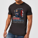 Avengers Captain America Men's T-Shirt - Black