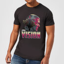 Avengers Vision Men's T-Shirt - Black