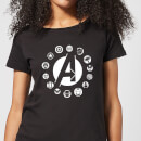 Avengers Team Logo Women's T-Shirt - Black