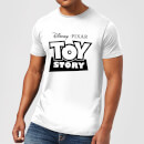Toy Story Logo Outline Men's T-Shirt - White