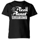 Toy Story Pizza Planet Logo Kids' T-Shirt - Black