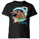 Moana Wave Kids' T-Shirt - Black