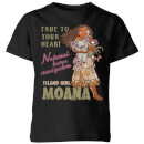 Moana Natural Born Navigator Kids' T-Shirt - Black
