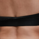 MP ženski sportski grudnjak s križnim detaljem na leđima – crni - XXS