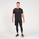 MP Мъжки основни дрехи Спортен термо клин 3/4 - черен - XS