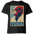 Star Wars Yoda Poster Kids' T-Shirt - Black