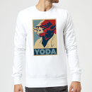 Star Wars Yoda Poster Sweatshirt - White