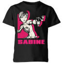 Star Wars Rebels Sabine Kids' T-Shirt - Black