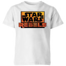 Star Wars Rebels Logo Kids' T-Shirt - White