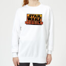 Star Wars Rebels Logo Women's Sweatshirt - White